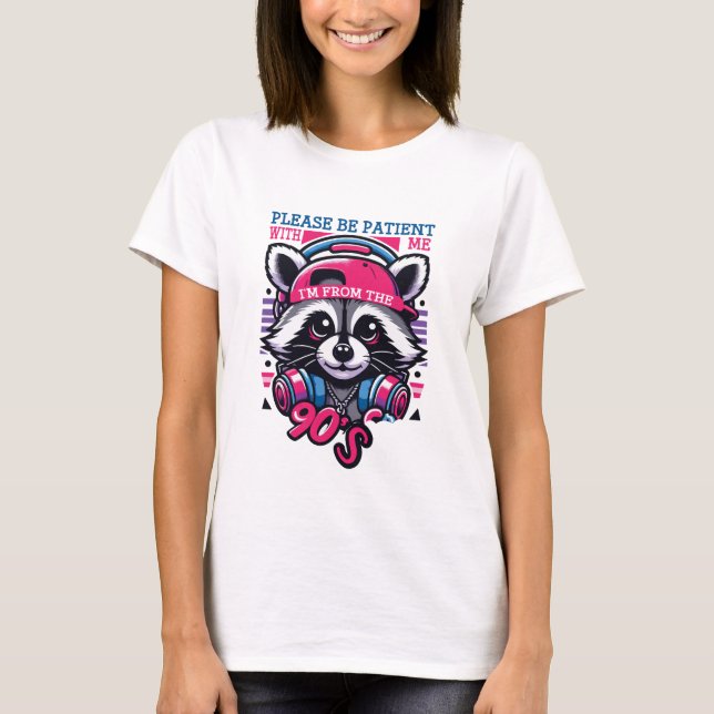 Racoon Funny T-Shirt (Front)