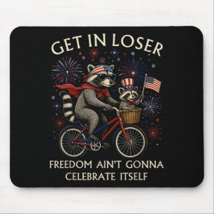 Racoon Get In Dom Aint Gonna Celebrate Itself Mouse Mat