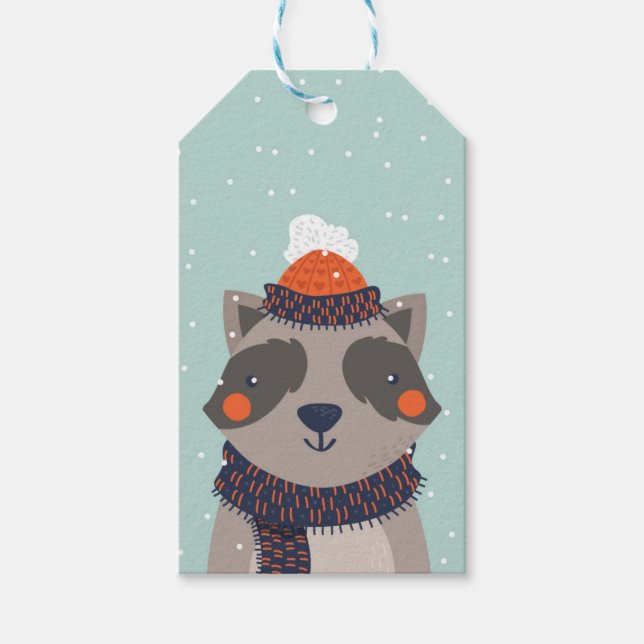 Racoon Gift Tags (Front)
