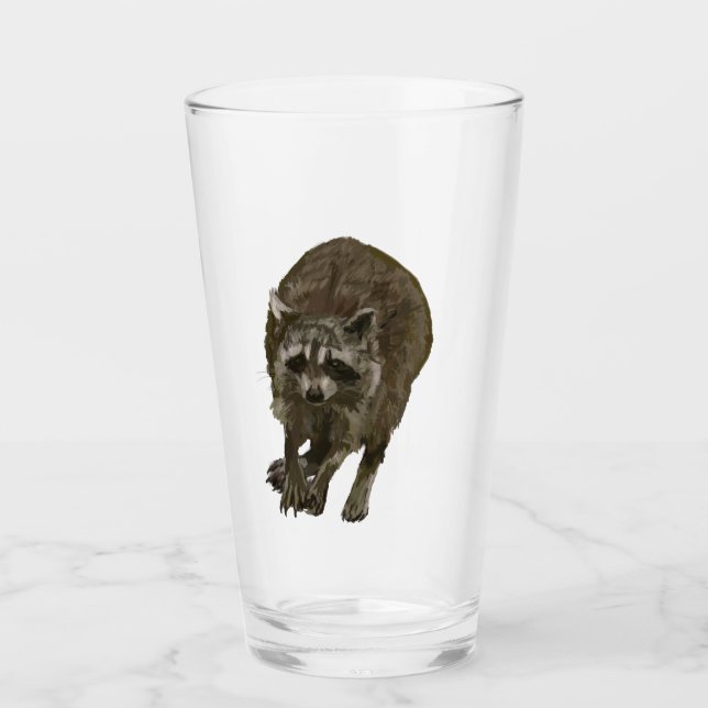 Racoon glass (Front)