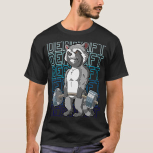 Racoon Gym Weight Training Deadlift T-Shirt