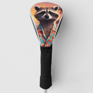 Racoon Holiday Golf Head Cover