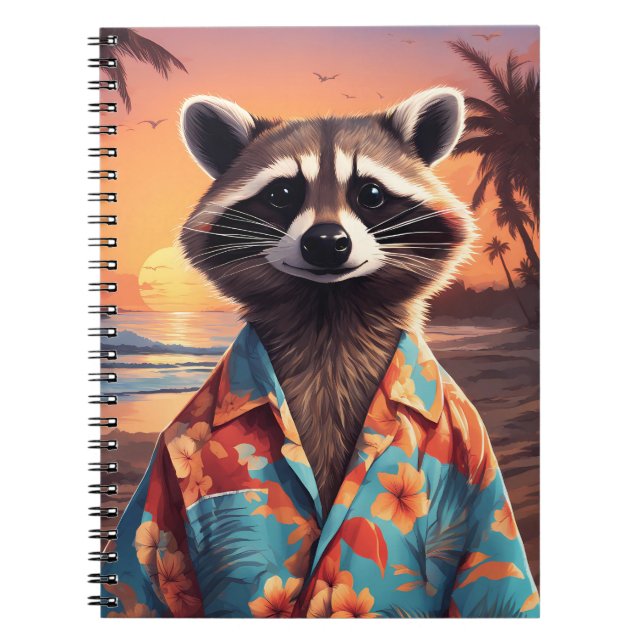 Racoon Holiday Notebook (Front)