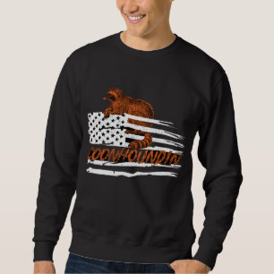 Racoon Hunting Coon Houndin Vinatage Hunting Gear Sweatshirt