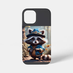 Racoon in a Blue Uniform iPhone / iPad case
