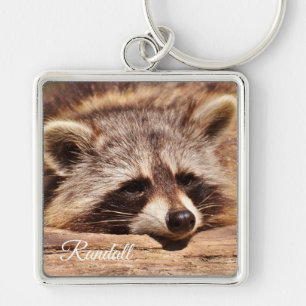 Racoon Key Ring