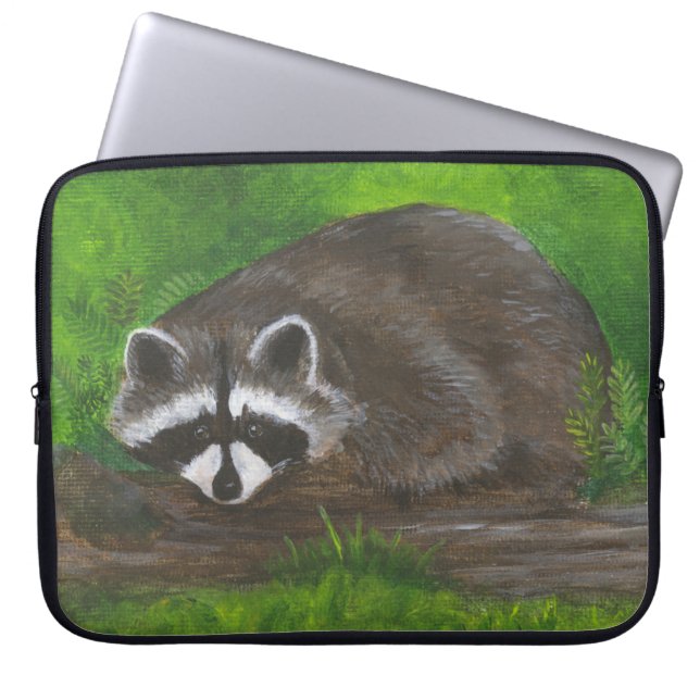 Racoon Laptop Sleeve (Front)