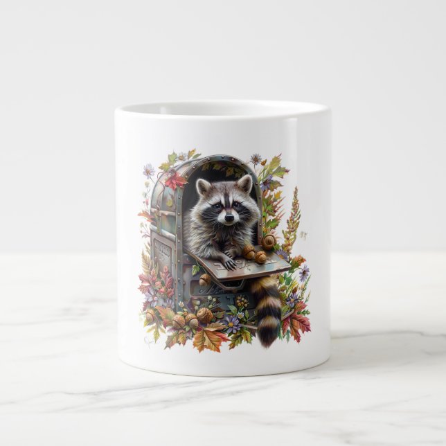 Racoon  large coffee mug (Front)