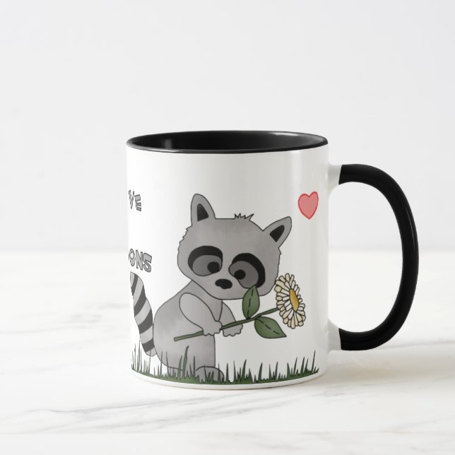 Racoon Love Mug (Right)