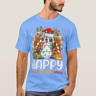 Racoon Lover Halloween Christmas Happy Hallothank T-Shirt