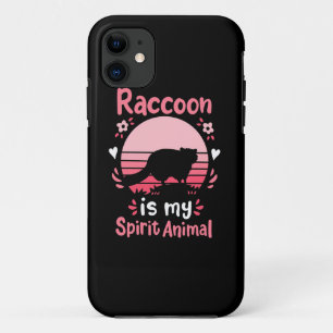 Racoon Lover Racoon Is My Spirit Animal iPhone 11 Case