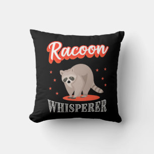 Racoon Lover Racoon Whisperer Cushion