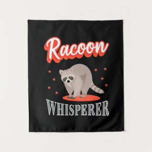 Racoon Lover Racoon Whisperer Tapestry