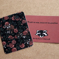 Racoon lovers cute raccoons art one persons trash