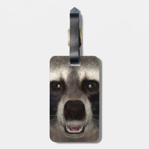 Racoon Luggage Tag