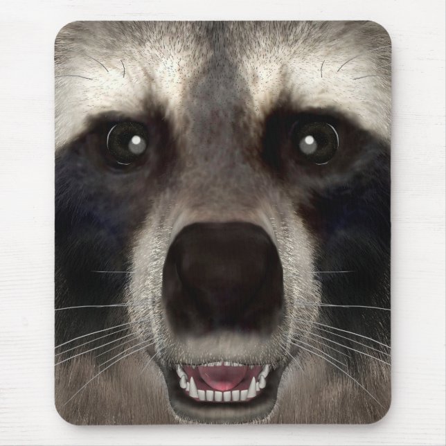 Racoon Mouse Mat (Front)