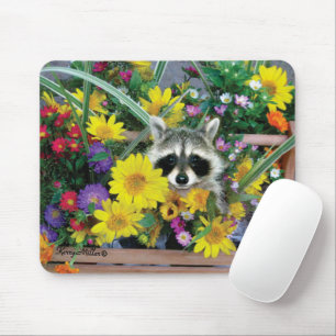 Racoon mouse mat