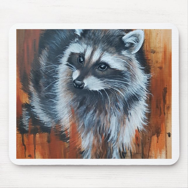 Racoon Mouse Mat (Front)