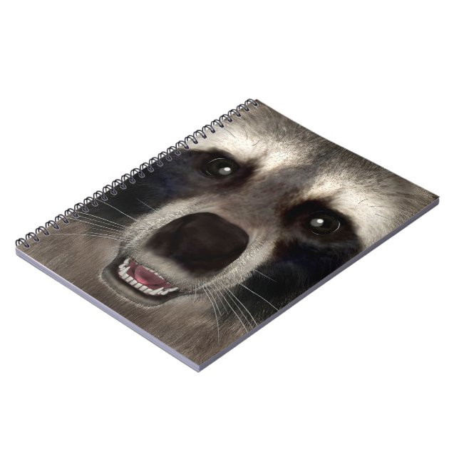 Racoon Notebook (Left Side)
