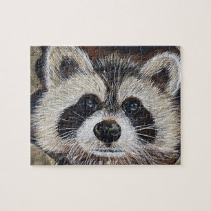 Racoon Painting Jigsaw Puzzle