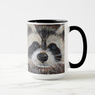 Racoon Painting Mug
