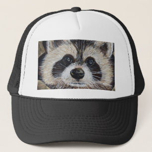 Racoon Painting Trucker Hat