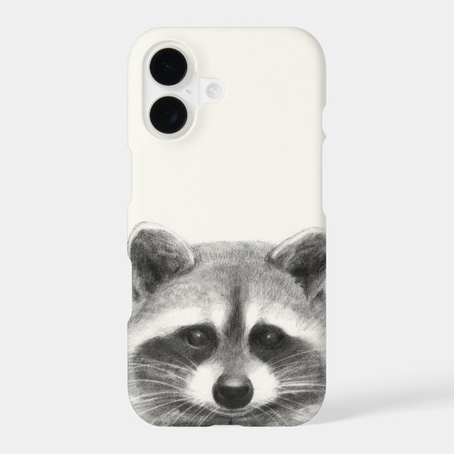 Racoon Pencil Drawing (Back)