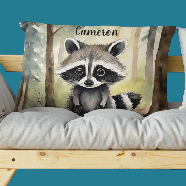 Racoon Personalised Woodland Pillowcase (Creator Uploaded)