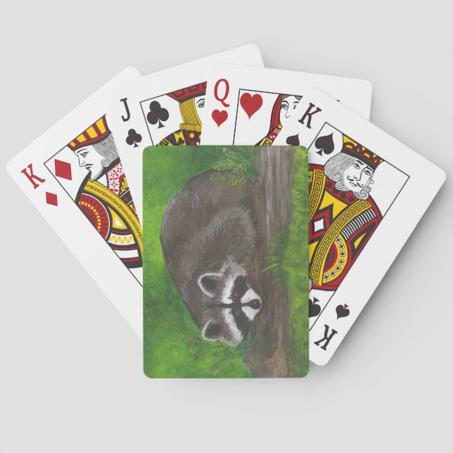 Racoon Playing Cards (Back)