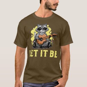 Racoon Playing Guitar Premium T-Shirt