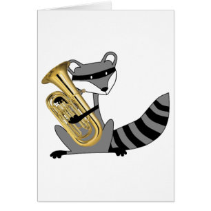 Racoon Playing the Euphonium