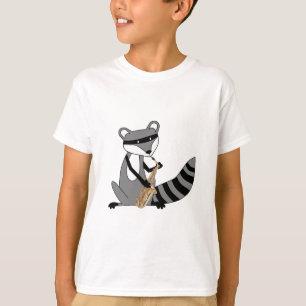 Racoon Playing the Saxophone T-Shirt