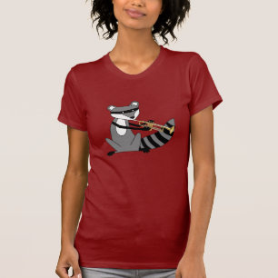 Racoon Playing the Trumpet T-Shirt