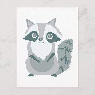 Racoon Postcard