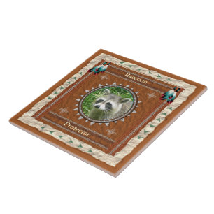 Racoon  -Protector- Ceramic Tile