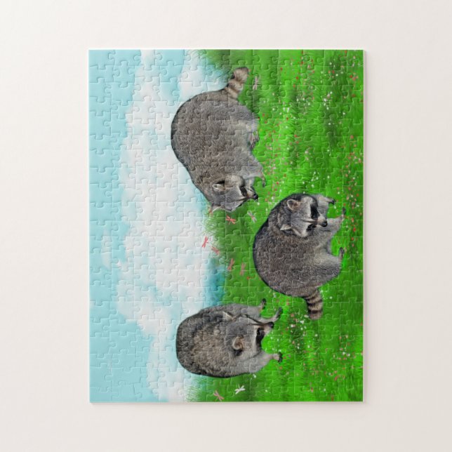 Racoon Puzzle (Vertical)