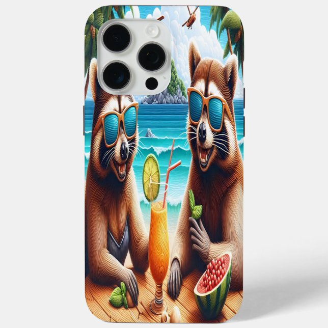 Racoon Rendezvous Case-Mate iPhone Case (Back)