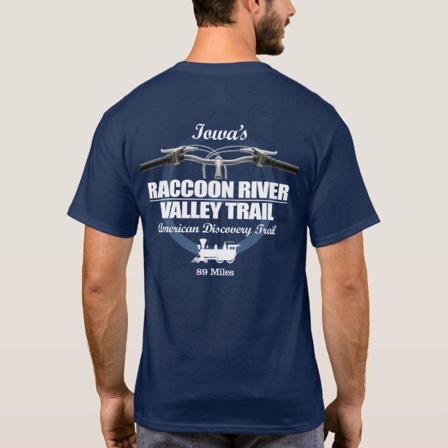 Racoon River Valley Trail (H2) T-Shirt (Back)