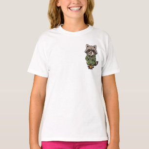 Racoon Roasting Marshmallows Kids T-Shirt