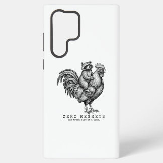 Racoon Rooster Samsung Case Funny Gift