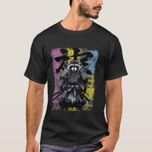 Racoon Samurai Japanese Warrior Anime Ninja T-Shirt