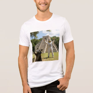 Racoon Selfie 3 Tri-Blend Shirt