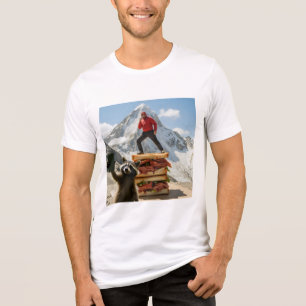 Racoon Selfie 4 Tri-Blend Shirt