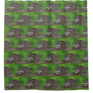 Racoon Shower Curtain