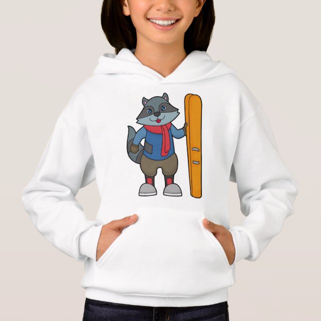 Racoon Skier Ski (Front)