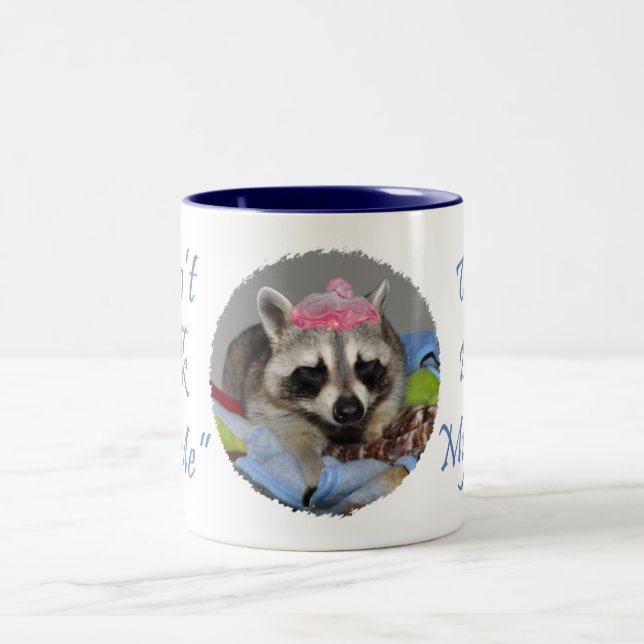 Racoon Sleeping Coffee Mug (Center)