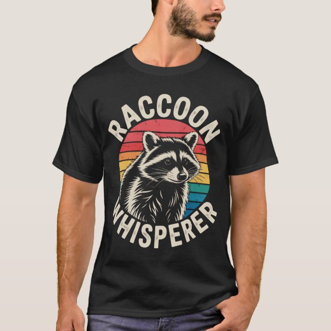 Racoon Street Cat T-Shirt (Front)