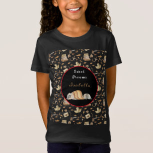 Racoon Sweet Fall Customise Text and Colour T-Shirt