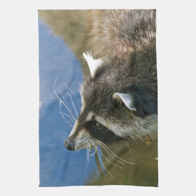 Racoon Tea Towel (Vertical)
