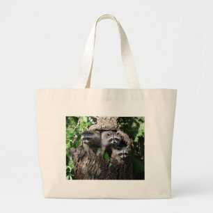 Racoon - The Three Amigos Large Tote Bag